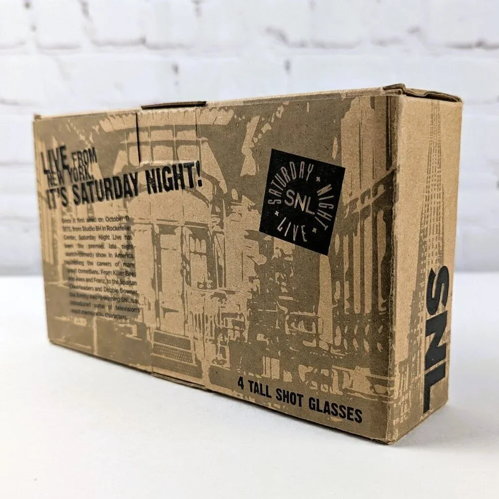 NEW SNL Famous Quotes Tall Shot Glasses